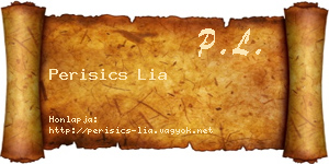 Perisics Lia névjegykártya